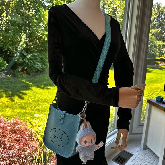 Hermes EVELYNE 16 Blue Jean Used Once - Picture 14 of 14